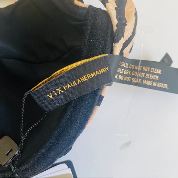 VIX Paulahermanny tiger stripe 2 piece bikini swimsuit - Picture 9 of 12